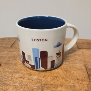 Starbucks 2013 Boston "You Are Here" Coffee Mug